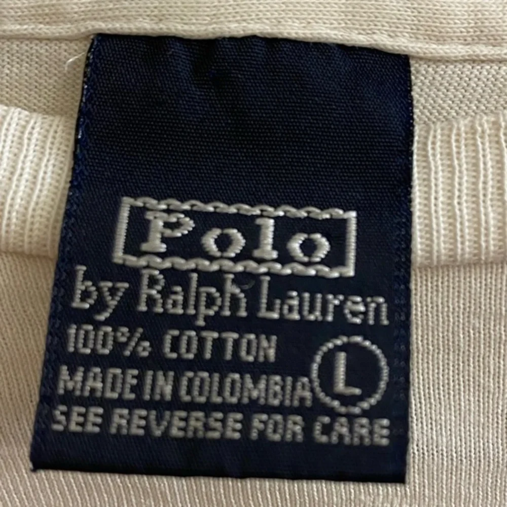 Polo‎ by Ralph Lauren Boy’s Large Crew Neck Cotton White Pocket T-Shirt